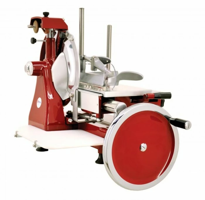Omcan Food Machinery Meat Slicers Omcan (FMA) 18830 Volano Manual Slicer With Flywheel 14-1/2" Dia. Blade 1 Omcan Food Machinery Meat Slicers Omcan (FMA) 18830 Volano Manual Slicer With Flywheel 14-1/2" Dia. Blade